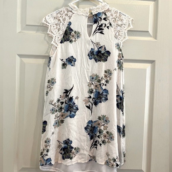 ALTAR’D STATE Floral Lace Trim Dress - Picture 5 of 8